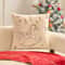 Christmas Simple Pillow Case Solid Color Embroidery SkinFriendly Material Modern Simplicity Joyful 2