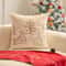 Christmas Simple Pillow Case Solid Color Embroidery SkinFriendly Material Modern Simplicity Joyful 8
