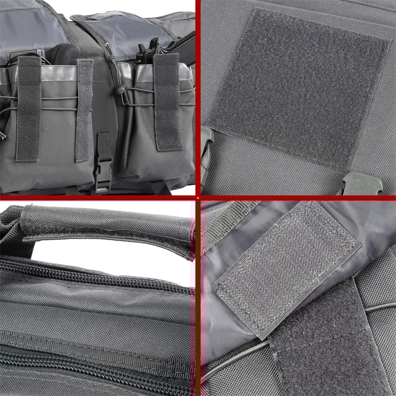 Molle Rifle Bag Tactical Double Rifle Case Sniper Backpack Airsoft Gun Holster For Hunting 4