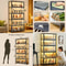 crylic Display Cabinet, Glass Display Case for Collectibles and Figurines, Perfect Home Showcase