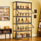 crylic Display Cabinet, Glass Display Case for Collectibles and Figurines, Perfect Home Showcase