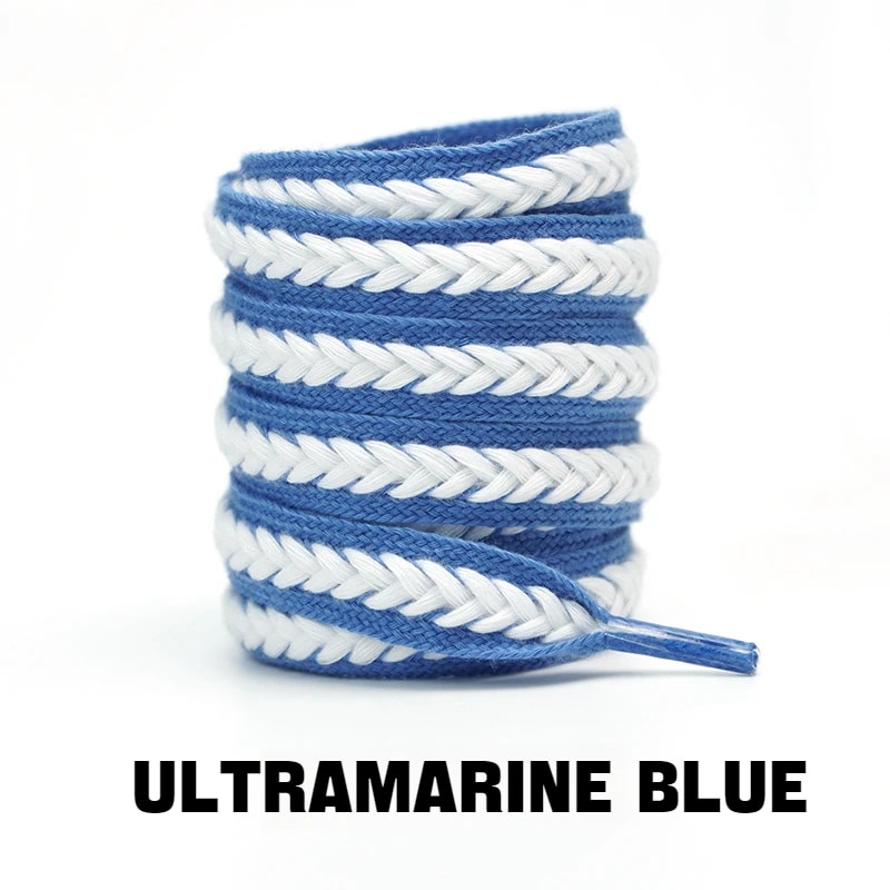 Fashion Wheat Shoelaces 1Pair Sneakers Flat Shoelace 15cm Widen Brand Cotton Laces For Shoes 10