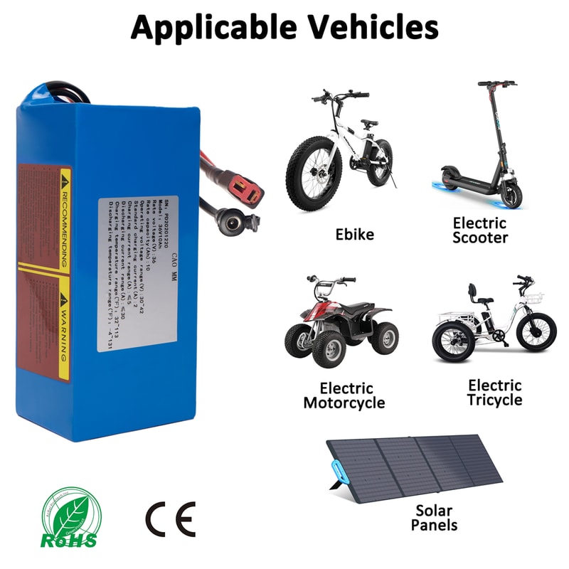 Ebike Battery For Electric Bike Bicycle Scooter And Other Motor 2