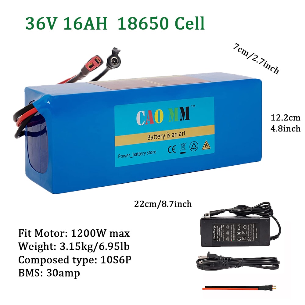 Ebike Battery For Electric Bike Bicycle Scooter And Other Motor 12