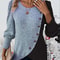 Loose Casual Comfortable Knitted Women Clothes Winter Oneck Buttons Long Sleeved Pullovers 6