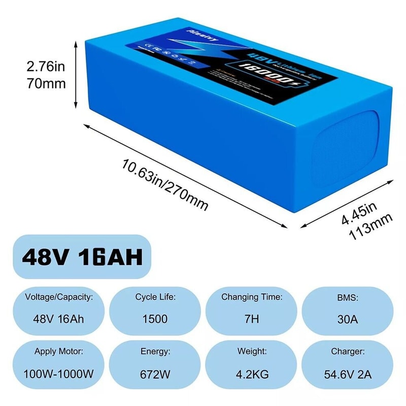 Ebike Battery For Bicycle Electric Bike Lithium Battery Pack 20000mAh Scooter And Motorcycle Batter 1