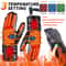 Battery Powered Heating Gloves, Rechargeable Heated Gloves with Temperature Levels, Outdoor, Ski, Motorcycle