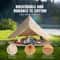 SucceBuy Canvas Bell Tent, Yurt Tent with Stove Jack, Breathable and Durable, Ideal for Camping