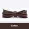 Casual Leather Shoelaces Waxed Round Laces For Boots Sport Shoes Shoestring Cord Ropes 10