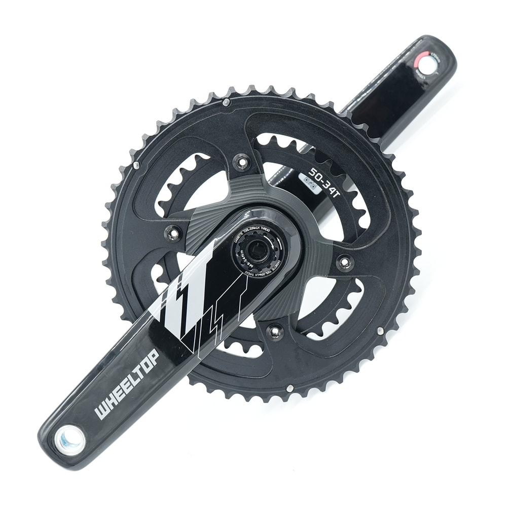 Manufacture Wholesale WheelTop Carbon Fiber Crankset, Road Bike Performance Upgrade