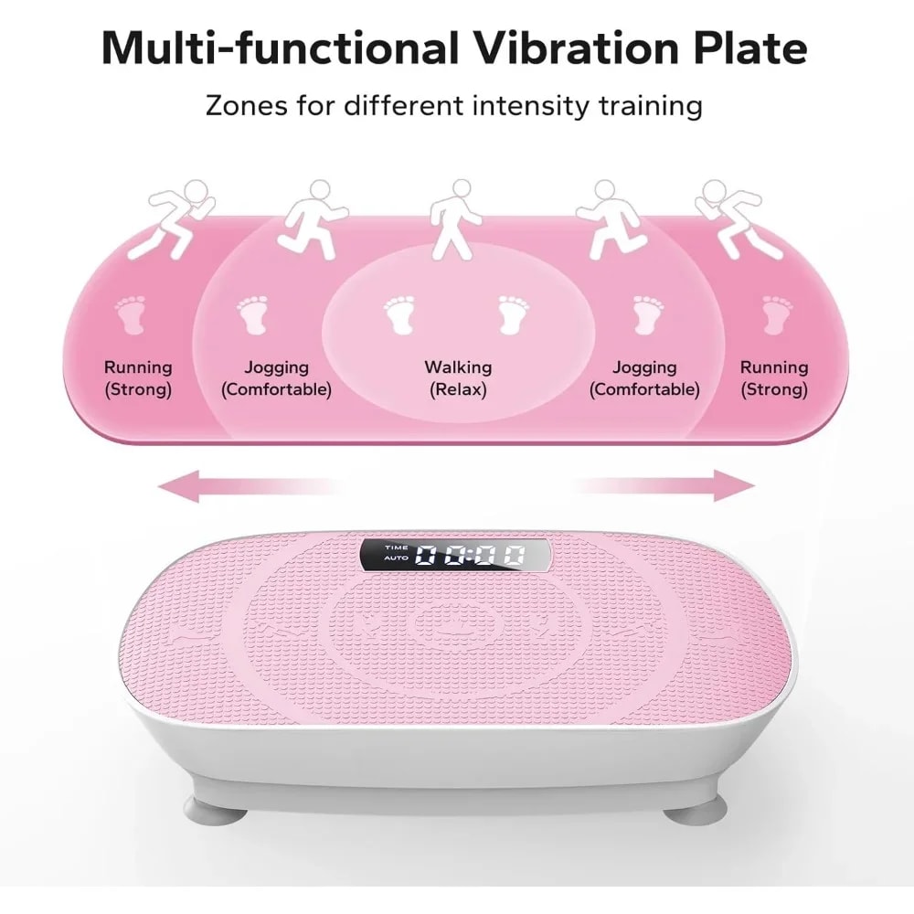 Whole Body Workout Power, Vibration Plate Exercise Machine, Vibrate Fitness Platform for Lymphatic Drainage