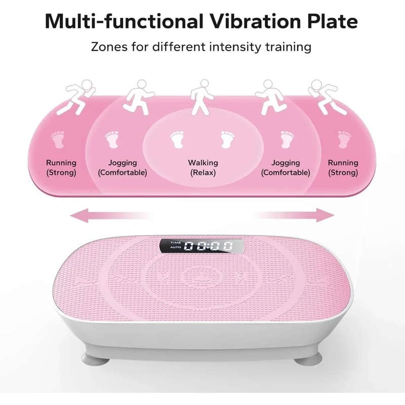 Whole Body Workout Power, Vibration Plate Exercise Machine, Vibrate Fitness Platform for Lymphatic Drainage