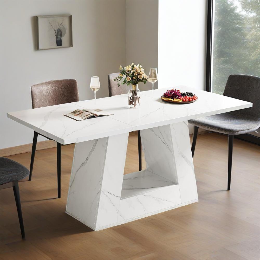 Rectangular Apartment Dining Table Set, Simple Small Household Dining Table, Restaurant Furniture Kitchen Table