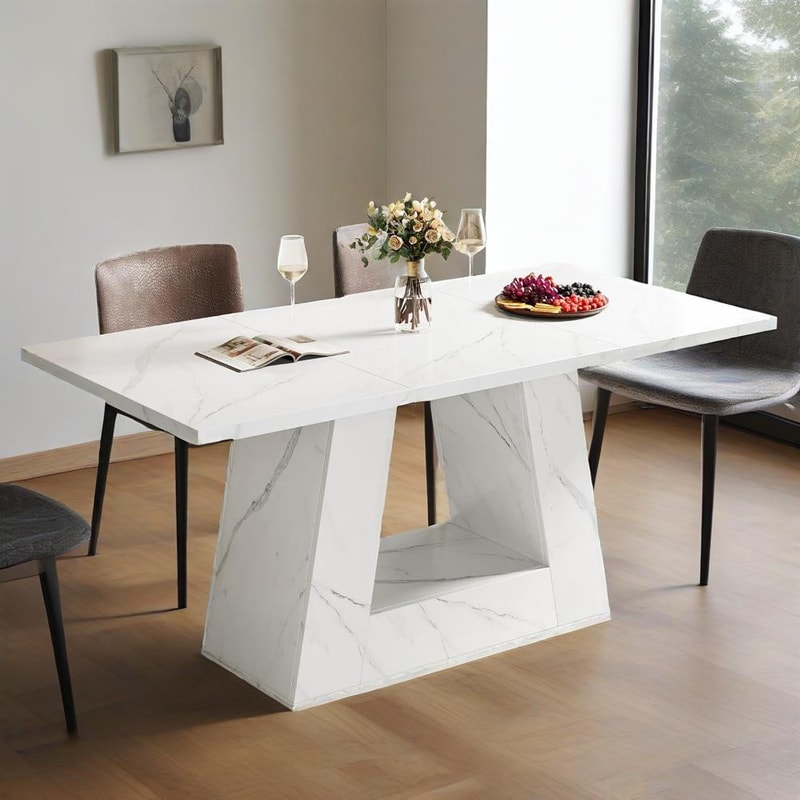 Rectangular Apartment Dining Table Set, Simple Small Household Dining Table, Restaurant Furniture Kitchen Table
