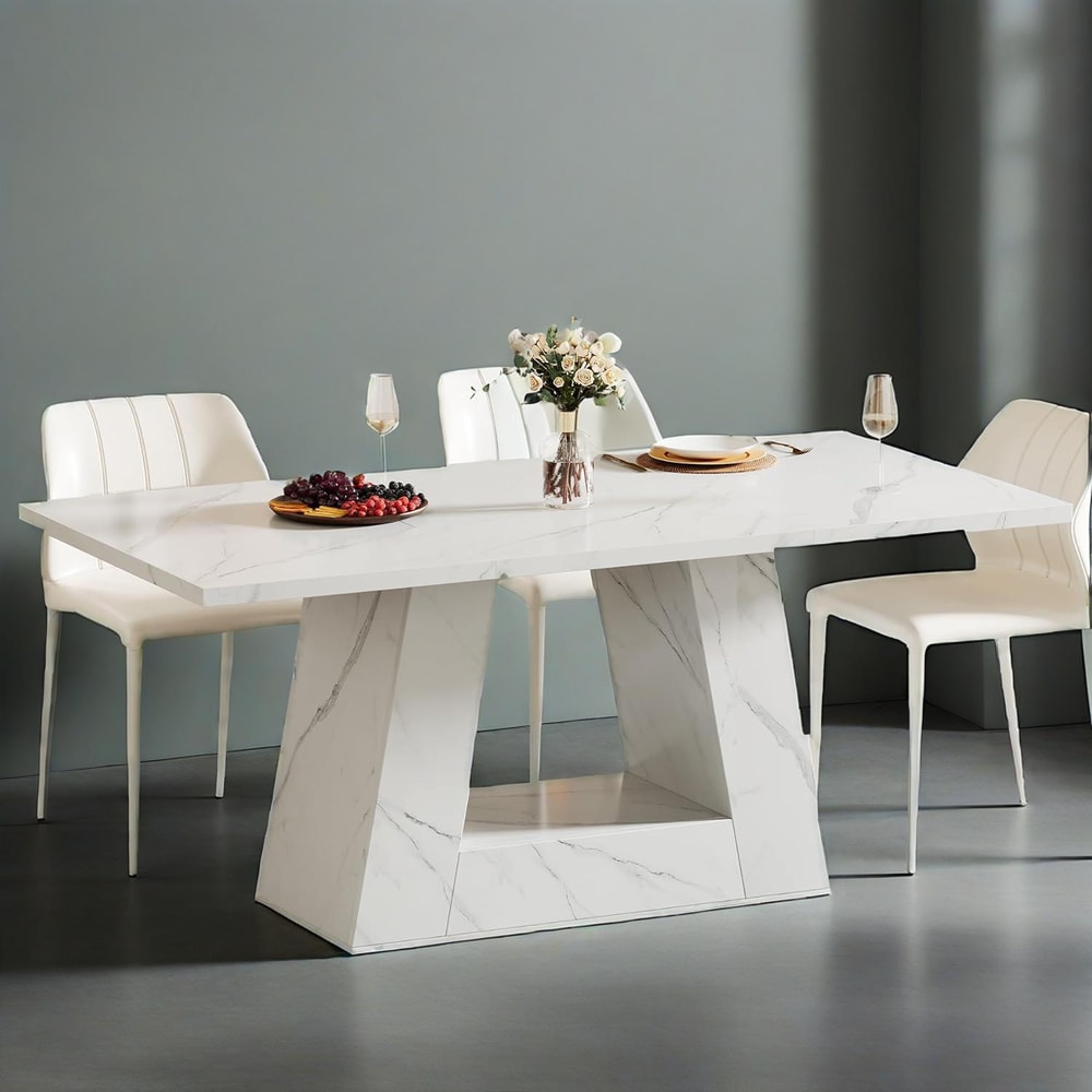 Rectangular Apartment Dining Table Set, Simple Small Household Dining Table, Restaurant Furniture Kitchen Table