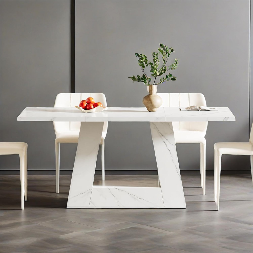 Rectangular Apartment Dining Table Set, Simple Small Household Dining Table, Restaurant Furniture Kitchen Table