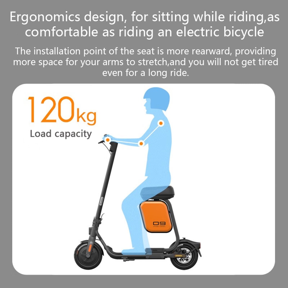 Multifunctional Seat With Bag For Ninebot Segway MAX US Stock Comfortable Electric Scooter Seat Pa 2