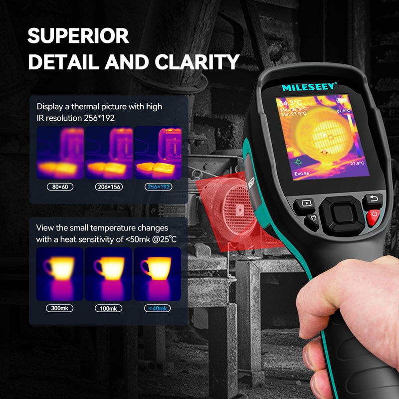 Thermal Imaging Camera Infrared Temperature Meter For PCB Pipeline Repairs 1