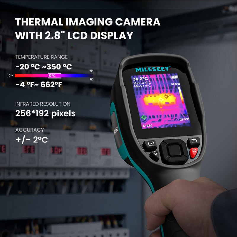 Thermal Imaging Camera Infrared Temperature Meter For PCB Pipeline Repairs 2