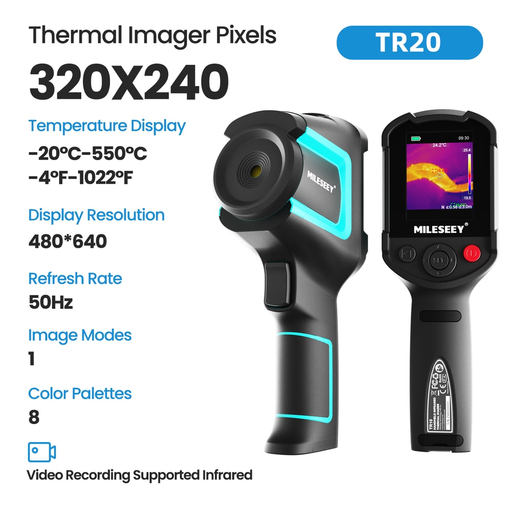 Thermal Imaging Camera Infrared Temperature Meter For PCB Pipeline Repairs 6