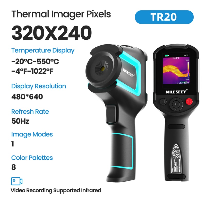 Thermal Imaging Camera Infrared Temperature Meter For PCB Pipeline Repairs 6