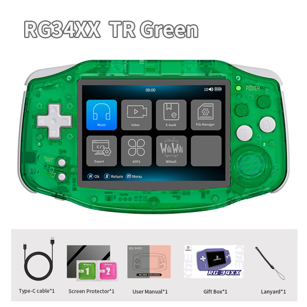 Retro Handheld Game Console Bluetooth Screen Linux Video Gaming Players 1