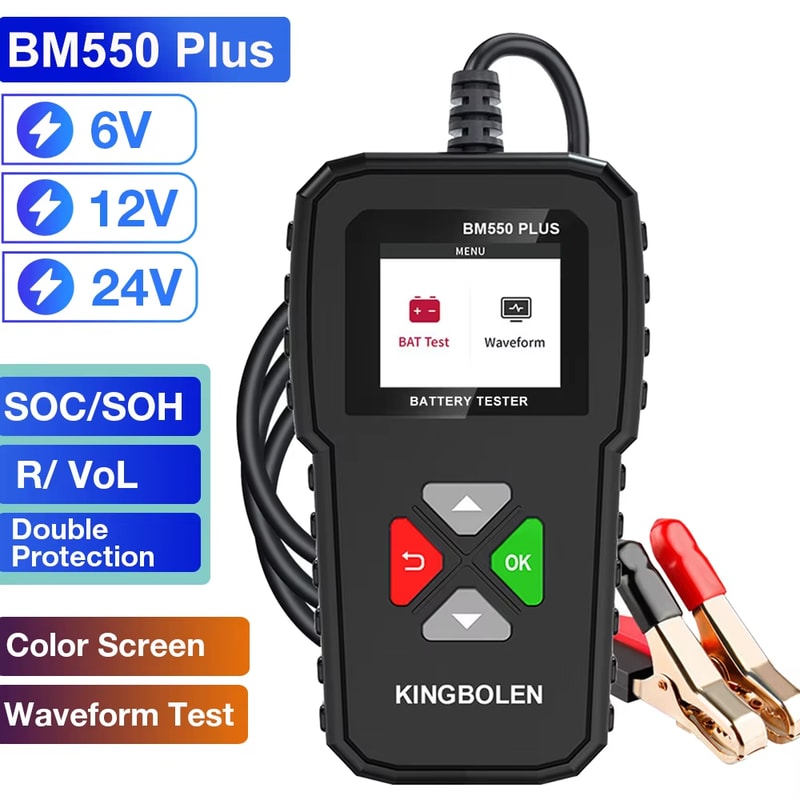 Car Battery Tester Auto Battery Analyzer Battery System Tool 0