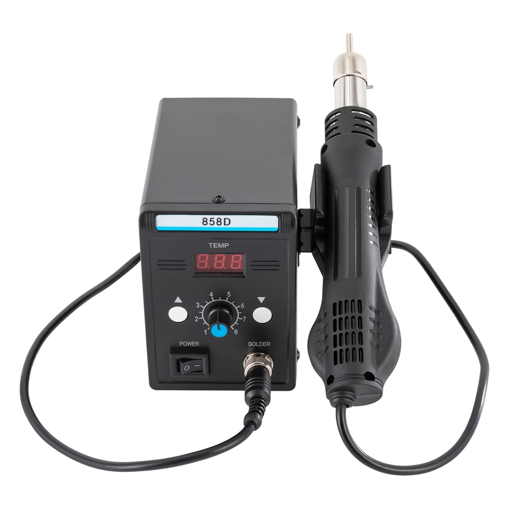 SMD Welding Station for Electronic Repair, Hot Air Desoldering Station with LED Display Screen