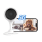 Boykeep Wi-Fi Camera, Indoor Baby/Elder/Dog/Pet Monitor with Phone App & Way Audio