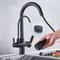 Black Pull Out Kitchen Faucet 3 Way Water Filter Tap Purification System Torneira Para Cozinha De P 6