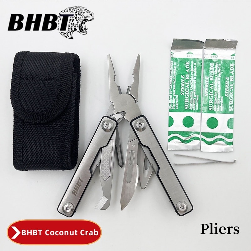 Stainless Steel EDC Mini MultiFunctional Tool Portable Pliers And Scissors Compact Tool For Travel 3