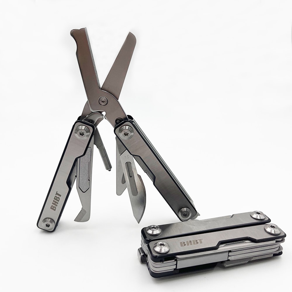 Stainless Steel EDC Mini MultiFunctional Tool Portable Pliers And Scissors Compact Tool For Travel 5