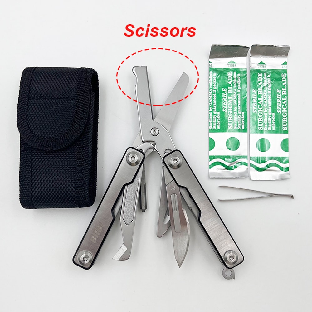 Stainless Steel EDC Mini MultiFunctional Tool Portable Pliers And Scissors Compact Tool For Travel 1