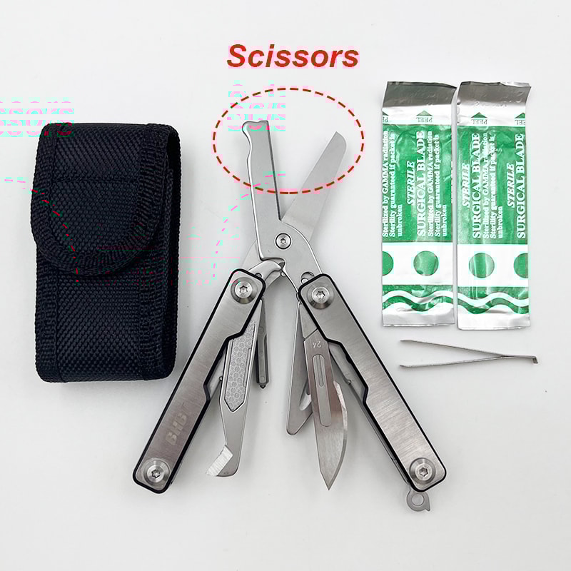 Stainless Steel EDC Mini MultiFunctional Tool Portable Pliers And Scissors Compact Tool For Travel 1