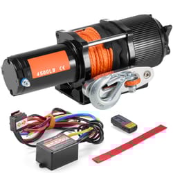 electric winch, synthetic rope, wireless & wired remote, waterproof for jeeps, lengthterproof for jeeps