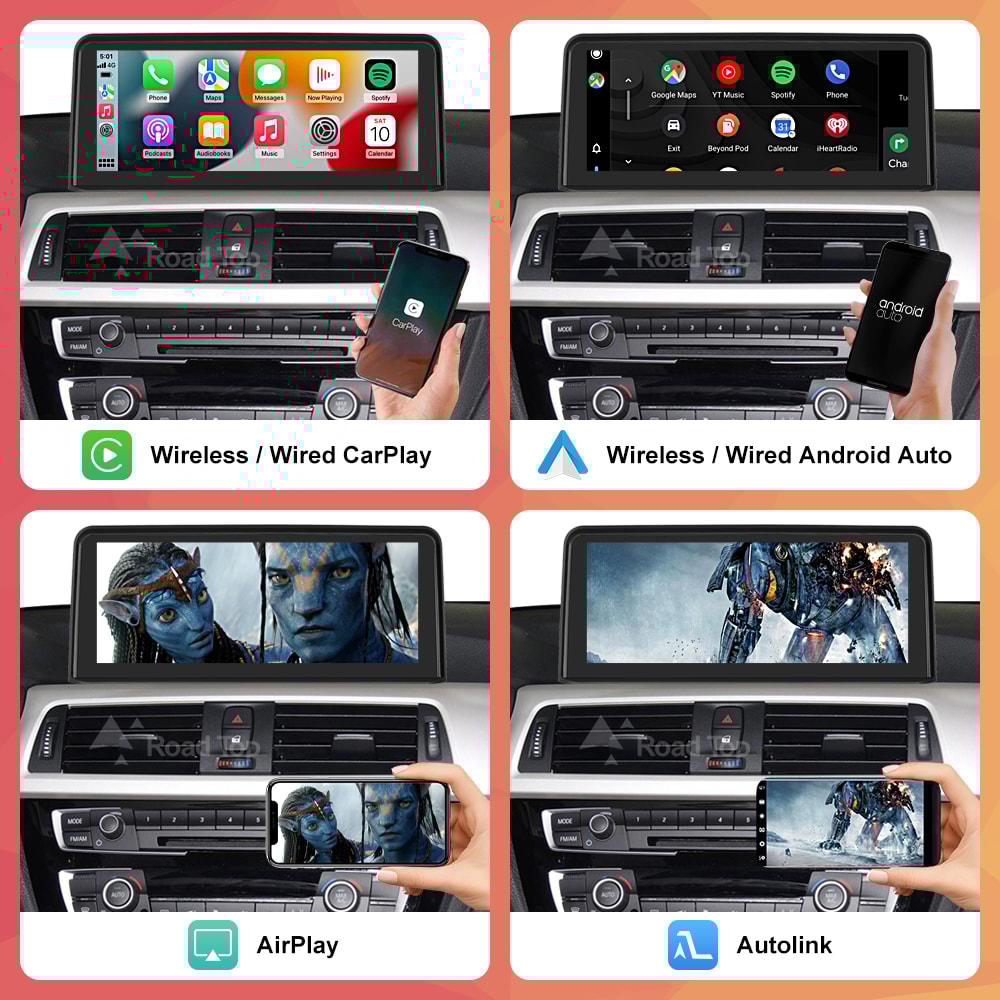 Wireless Carplay Android Auto Multimedia Display For Touch Screen NBT 4