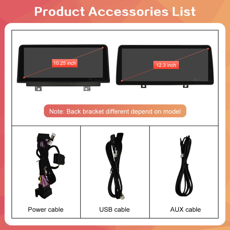 Wireless Carplay Android Auto Multimedia Display For Touch Screen NBT 6