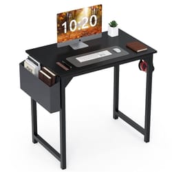 small computer desk, home office writing desk, modern style work table, compact study table for small spaces
