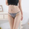 Sexy Mesh Panties For Women Low Waist Thong With Bow Lace Trim Comfortable Seamless Underpants Ling 2