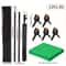 Adjustable Green Screen Kit with Stand, Green Screen Background for Gaming, Streaming, Photography
