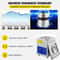 Stainless Steel Ultrasonic Cleaner 2L Capacity With Timer Perfect For Jewelry Watches Glasses And S 1