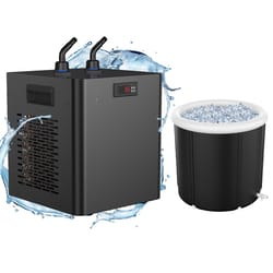 water chiller, aquarium chiller , fish tank cooling system with ice plunge tub for hydroponic cold plunge