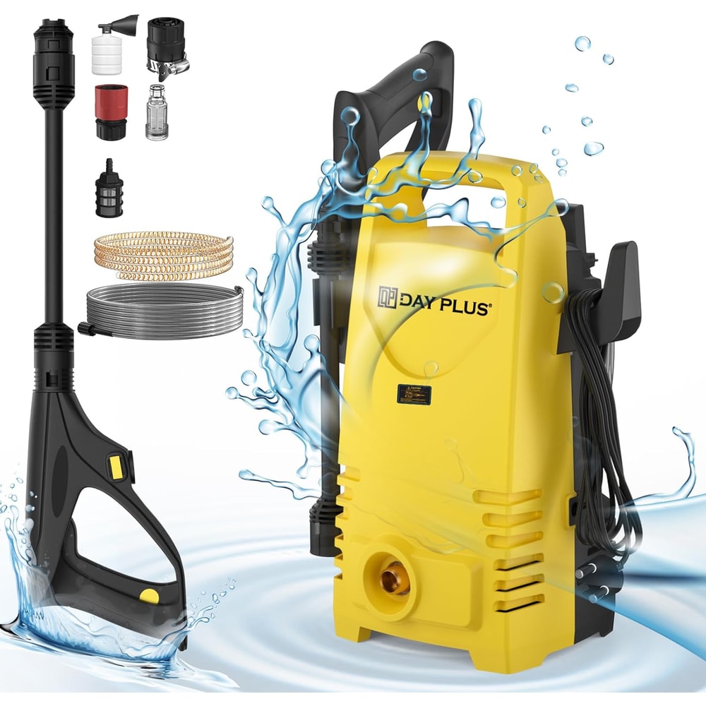 Portable High Power Electric Jet Washer, Power Jet Nozzle for Patio, Car, Driveway & Garden Cleaning
