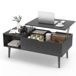 lift top coffee table jhk for living room, tea desk, adjustable storage shelf