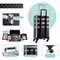 Removable Makeup Case Rolling Makeup Case 3 In 1 Cosmetology Case On Wheels 8