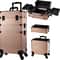 Removable Makeup Case Rolling Makeup Case 3 In 1 Cosmetology Case On Wheels 3
