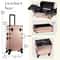 Removable Makeup Case Rolling Makeup Case 3 In 1 Cosmetology Case On Wheels 9