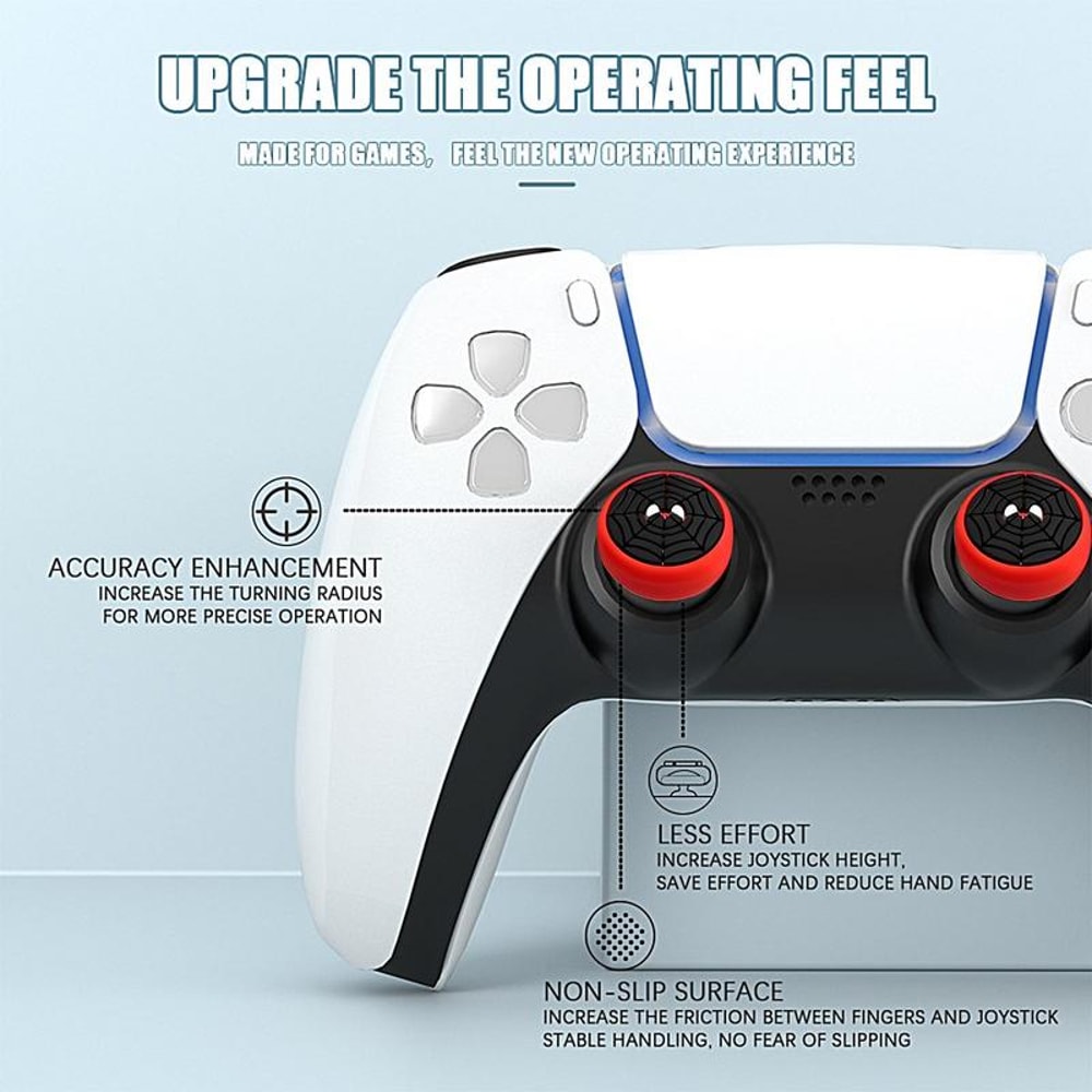 Silicone Joystick Cap AntiSlip Gaming Controller Grip For Playstation 5 XBOX PS5 Accessories 9