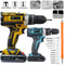 Impact Drill With Rechargeable Lithium Battery CrossBorder Flashlight Gun Electric Screwdriver For 3