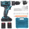 Impact Drill With Rechargeable Lithium Battery CrossBorder Flashlight Gun Electric Screwdriver For 0